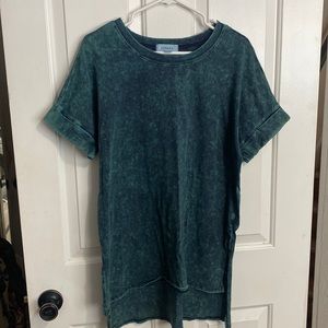 Zenana Mineral Washed Tunic